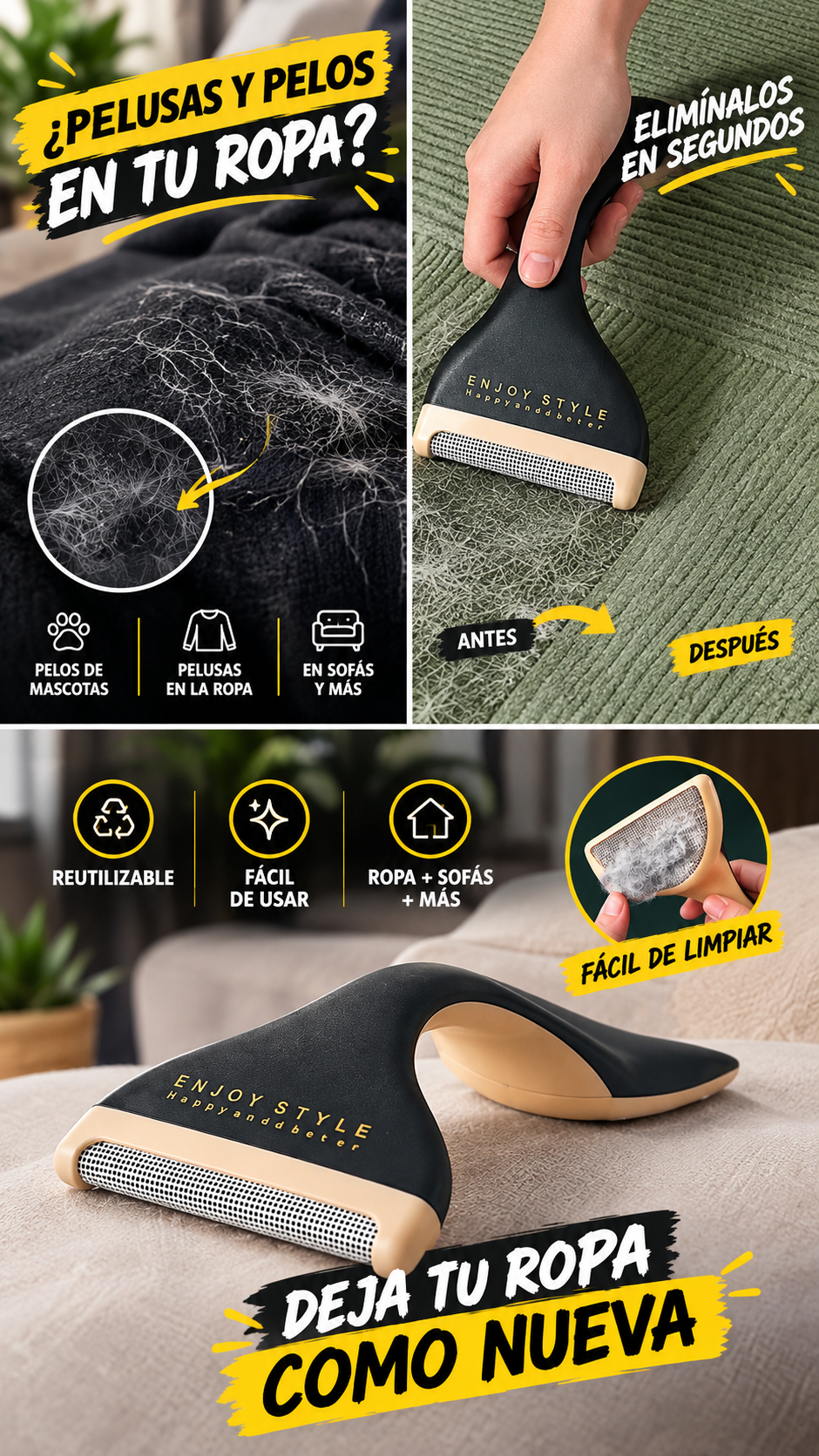 Portable Clothes Lint Remover Reusable Lint Remover Travel Brush for Removing Lint Pet Hair Dust in Clothes Woolens Furniture